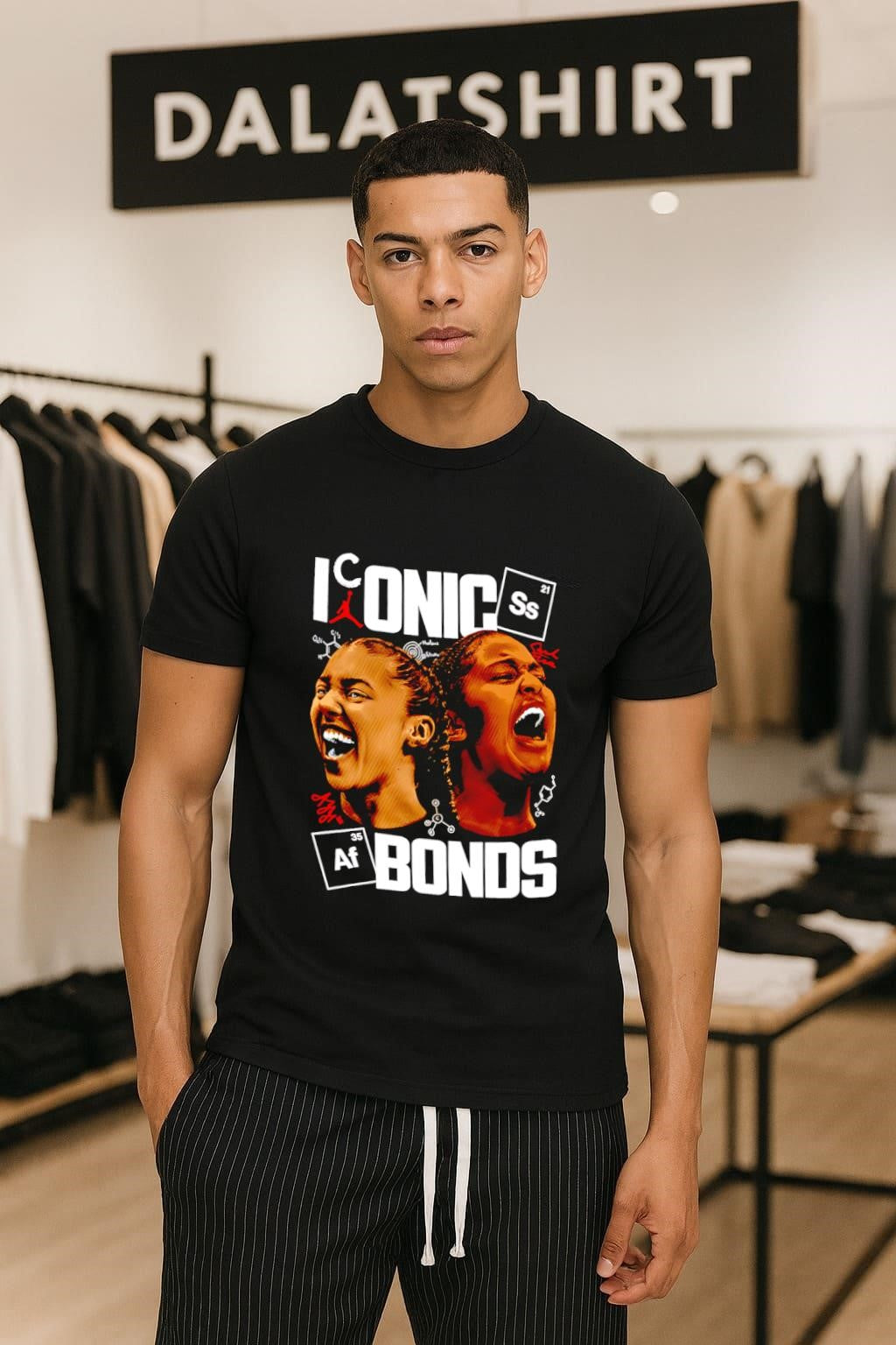 Iconic Bonds Chemistry Elements Basketball Player shirt