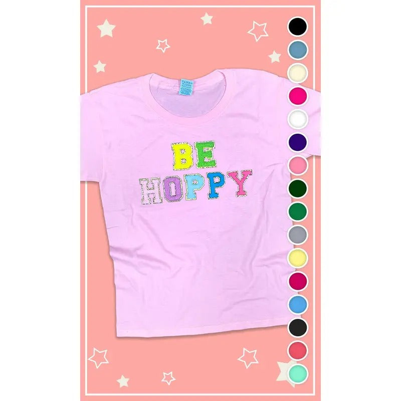 Ideal Chenille Be Hoppy Easter Youth Shirt Hoodie, Sweatshirt | TeeBloomCo.com