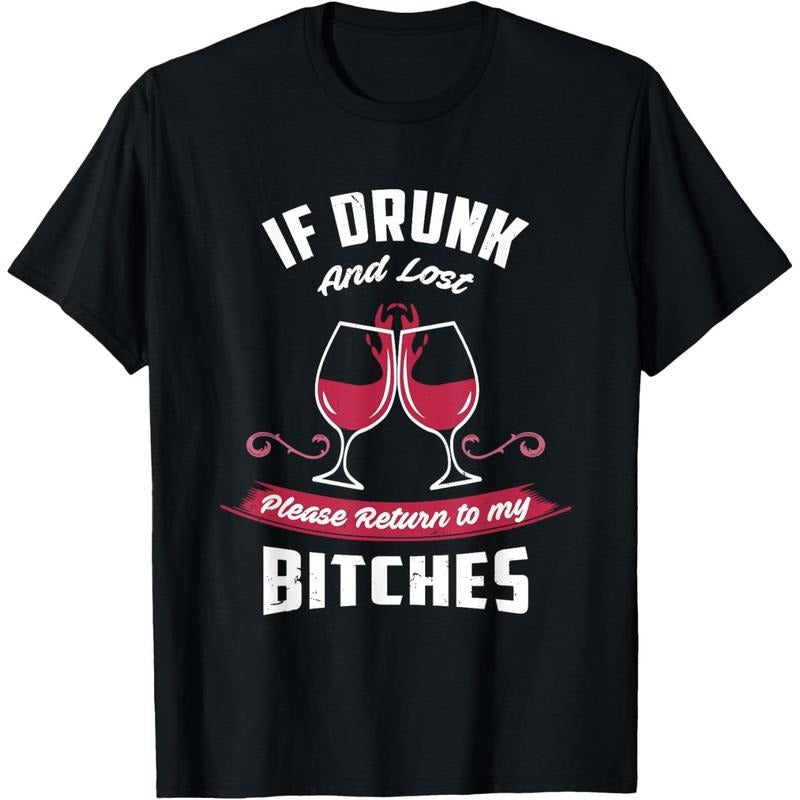 If Drunk and Lost | Funny Girls Night Out Party Drinking T-Shirt  made in us Hoodie, Sweatshirt | TeeBloomCo.com