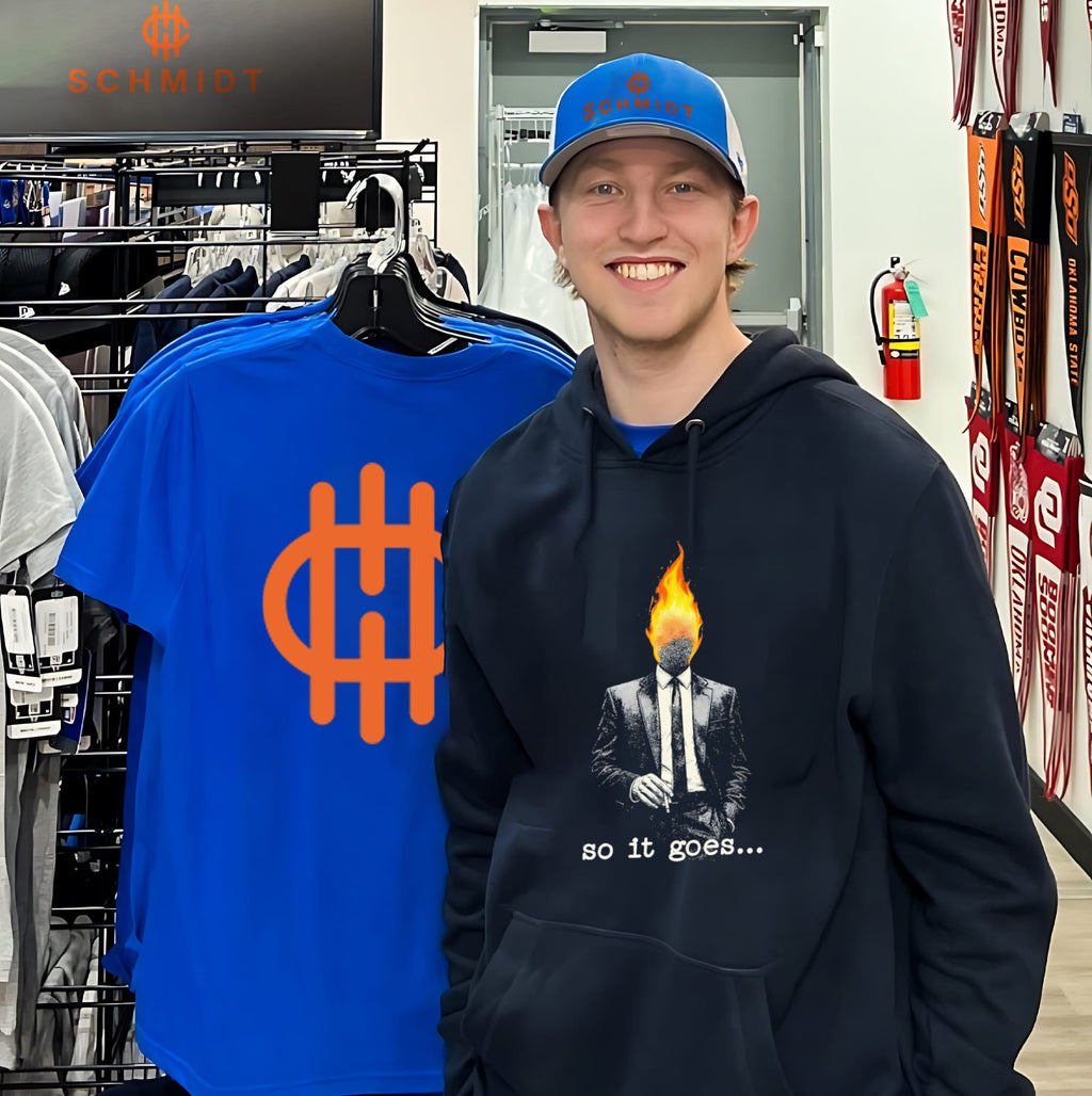 Ignition man in tuxedo so it goes shirt