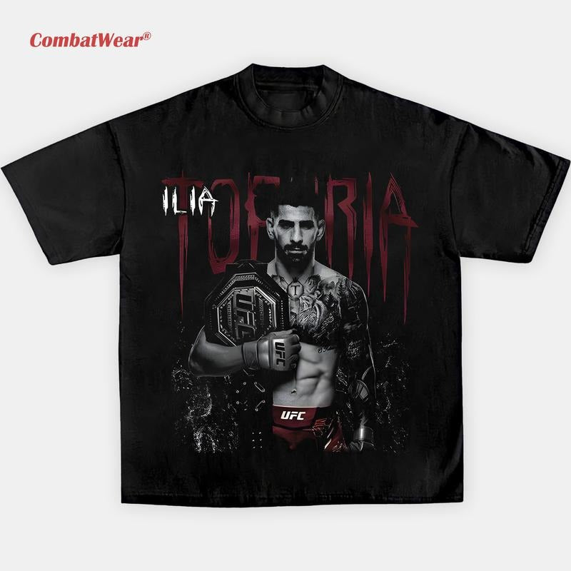 Ilia Topuria Tee, El Matador UFC Vintage Tee, Vintage MMA Graphic Design T-shirt, Boxing T-shirt, UFC MMA Shirt, Retro...