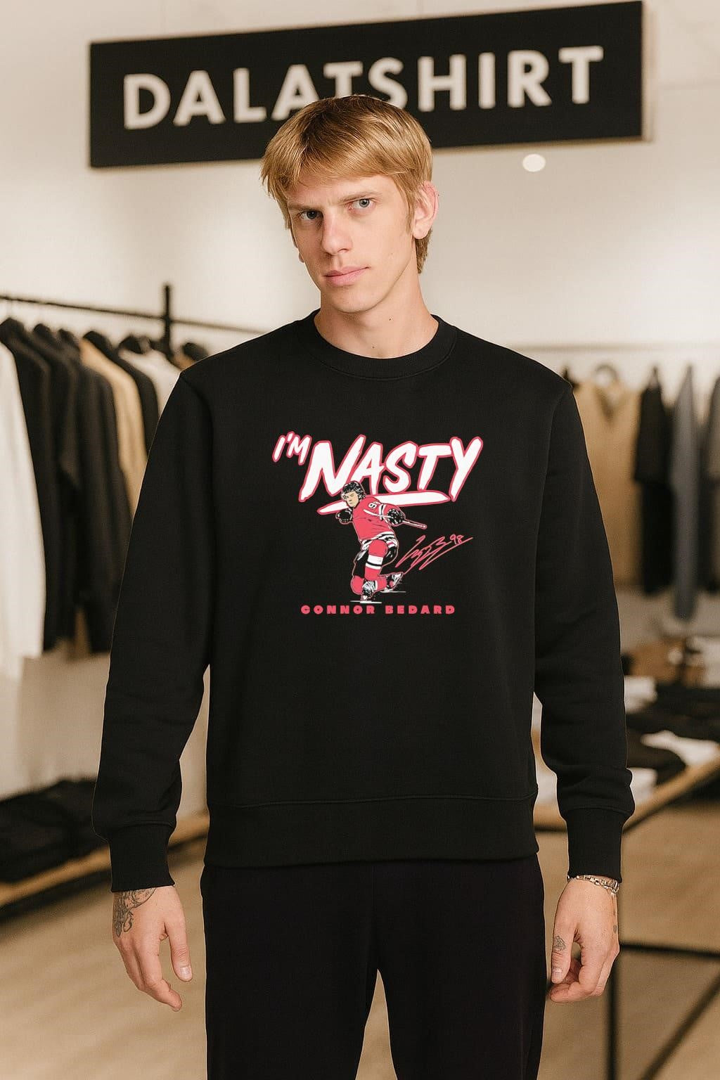 I’m Nasty Connor Bedard Hockey Signature Design shirt