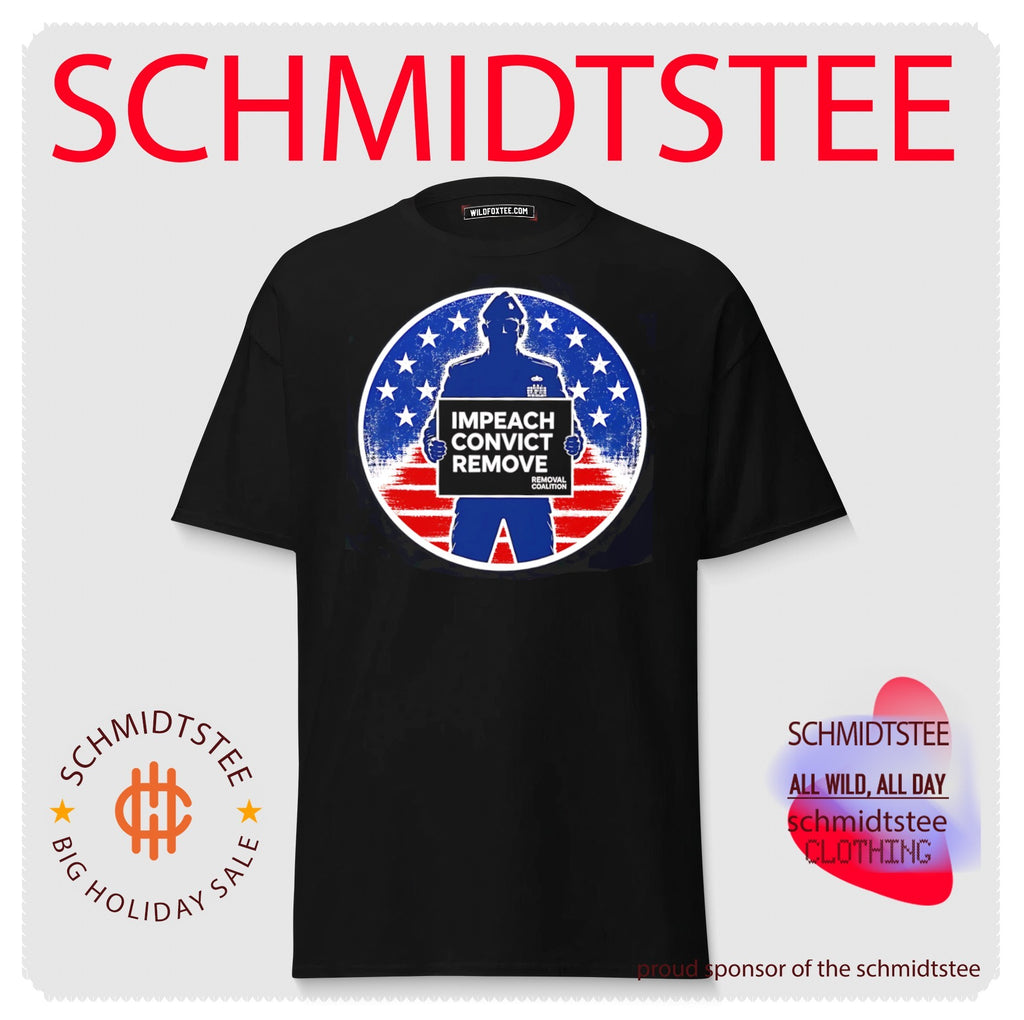 Impeach convict remove Removal Coalition graphic soldier shirt