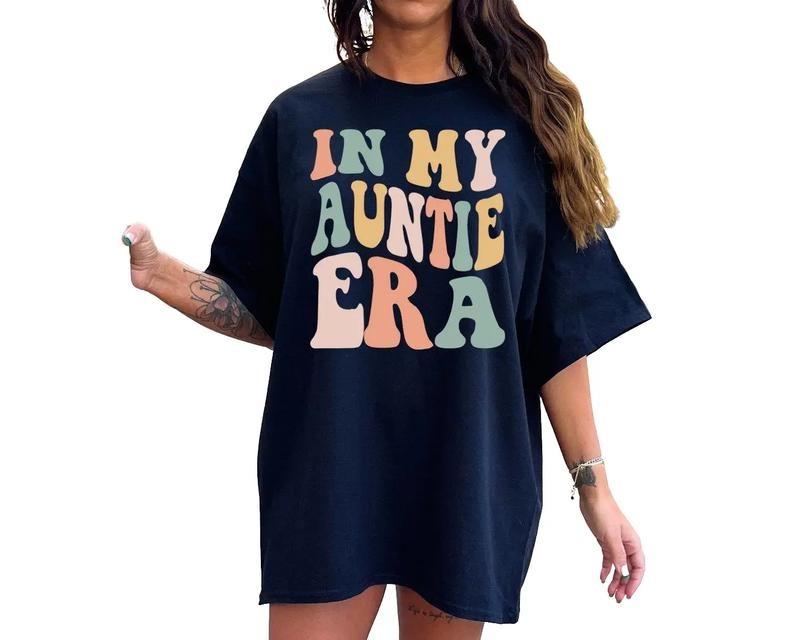 In My Auntie Era Shirt, Auntie Shirt Gift, Favorite Aunt Shirt, Aunt Gift From Niece, Cool Aunt Shirt Gift, Unisex...