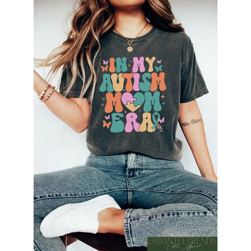 In My Autism Mom Era Shirt, Neurodiversity Mom Shirt, Autism Awareness Tshirt, Autism Mama Gift, Mother's Day Shirt, Mom...