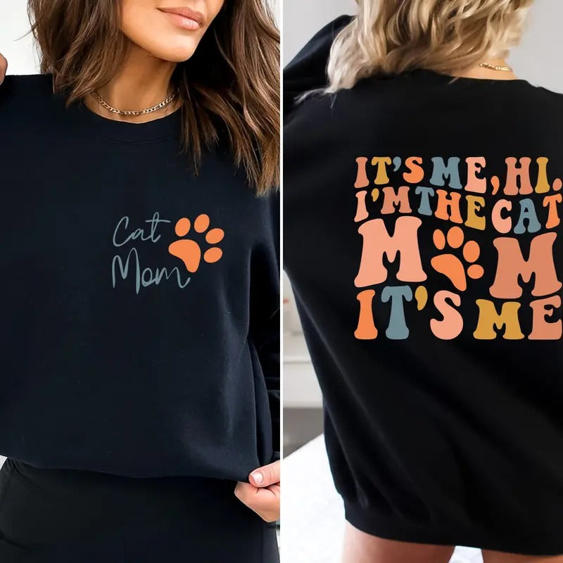 In My Cat Mom Era Sweatshirt Cat Mom Hoodie Cat Mom Sweatshirt Cat Lover Gift Cat Mom Gift Crazy Cat Lady Cat Mama Shirt...