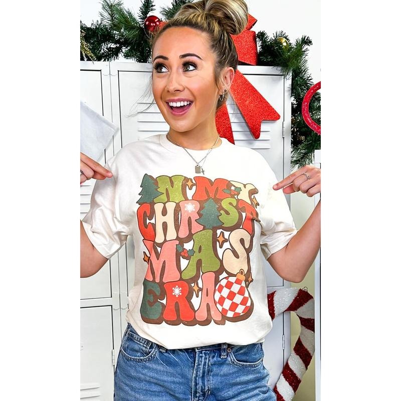 In My Christmas Era Graphic T-Shirt Hoodie, Sweatshirt | TeeBloomCo.com