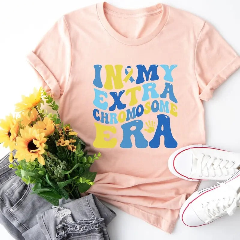 In My Extra Chromosome Era Sweatshirt Cotton Sweaters T-Shirts, Hoodie | TeeBloomCo.com