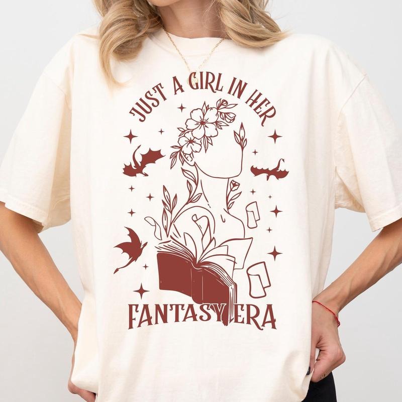 In My Fantasy Era Shirt, Romantasy Smut Reader Art, YA Fantasy Book Clipart, Bookish Sublimation Quote, Digital Cricut...