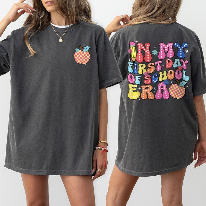 In My First Day Of School Era Shirt, Teacher Comfort T-Shirt, Teacher Back To School Tee, First Day Of School Shirt,...