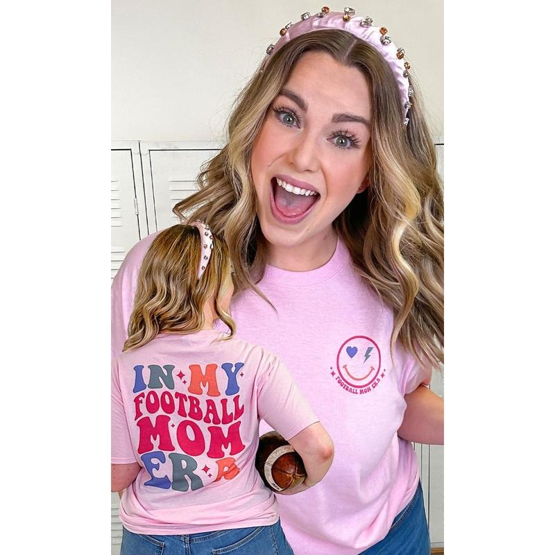 In My Football Mom Era Graphic T-Shirt Hoodie, Sweatshirt | TeeBloomCo.com