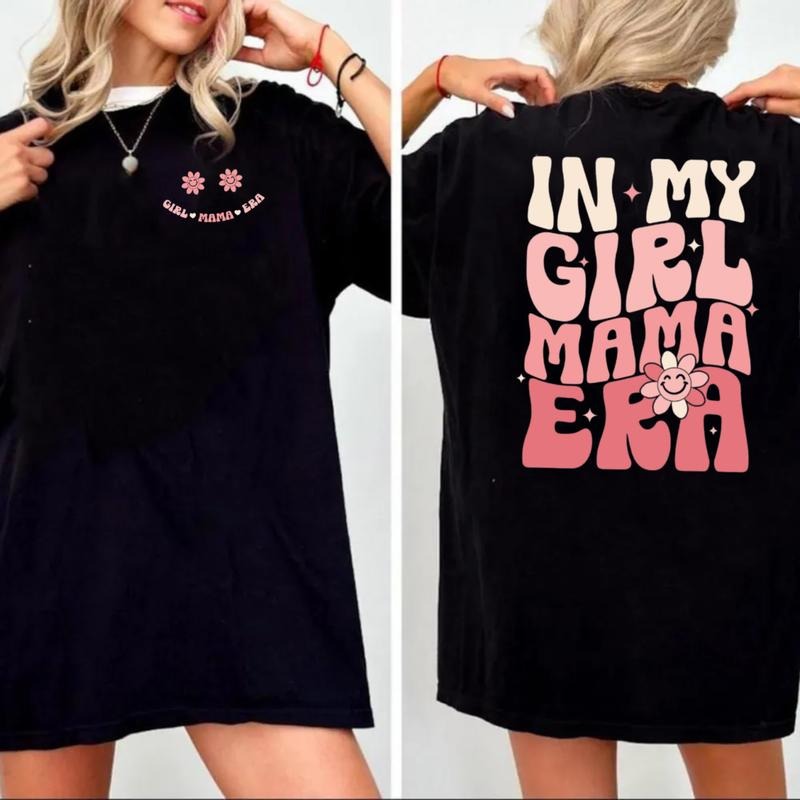 In My Girl Mama Era Shirt, New Mom Shirt, Mom Of Girls Tees, Cool Moms Club Shirt, Mothers Day Gift, Unisex Short Sleeve...