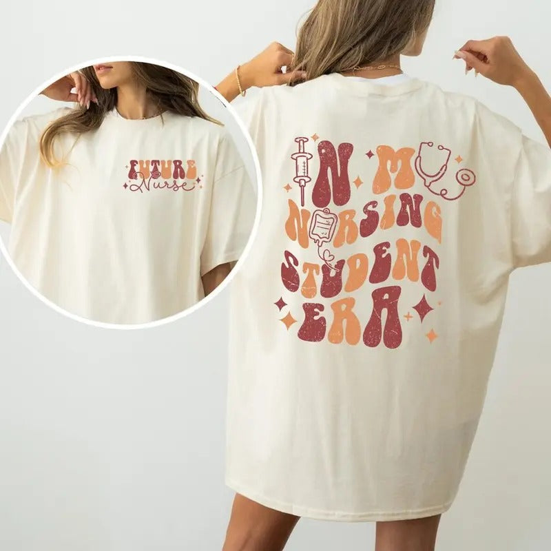 In My Nursing Student Era Sweatshirt, Gift for Nursing Students, Cute Nurse Crewneck T-Shirts, Hoodie | TeeBloomCo.com