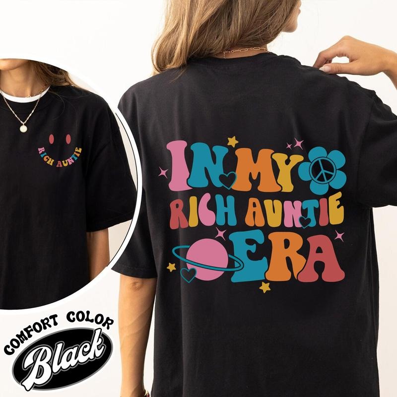 In My Rich Auntie Era Comfort Color Shirt, in My Auntie Era, Auntie Shirt Niece, in My Cool Auntie Era Shirt, in My...