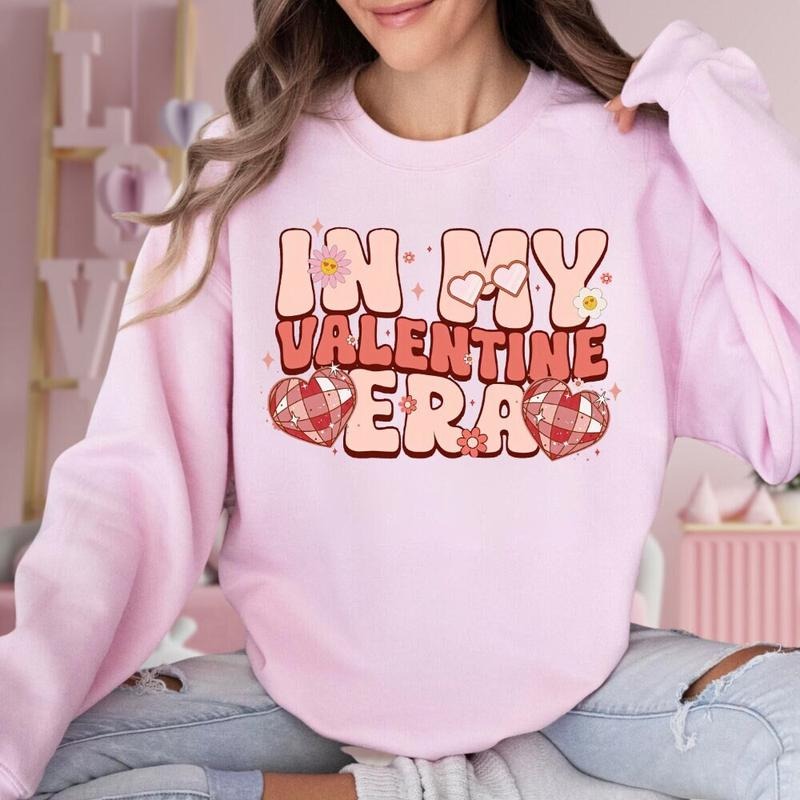 In My Self Love Era Sweatshirt , Groovy Valentine's Day Sweater, In My Lover Era Sweatshirt ,  My Self Love Era Tee,...