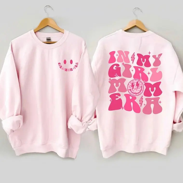 In my girl mom era shirt, crewneck shirt girl mom, mamma mom gift, Mom Era Comfort Colors, New Mom Gift, Mom Birthday...