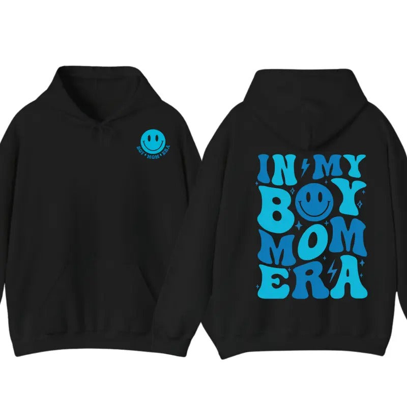InMyBoy Mom Era Hoodie, Boys MamaTshirt, Boys Mom Club, Boys Mom Tshirt, Mom Gift, unisex Sweatshirt | TeeBloomCo.com