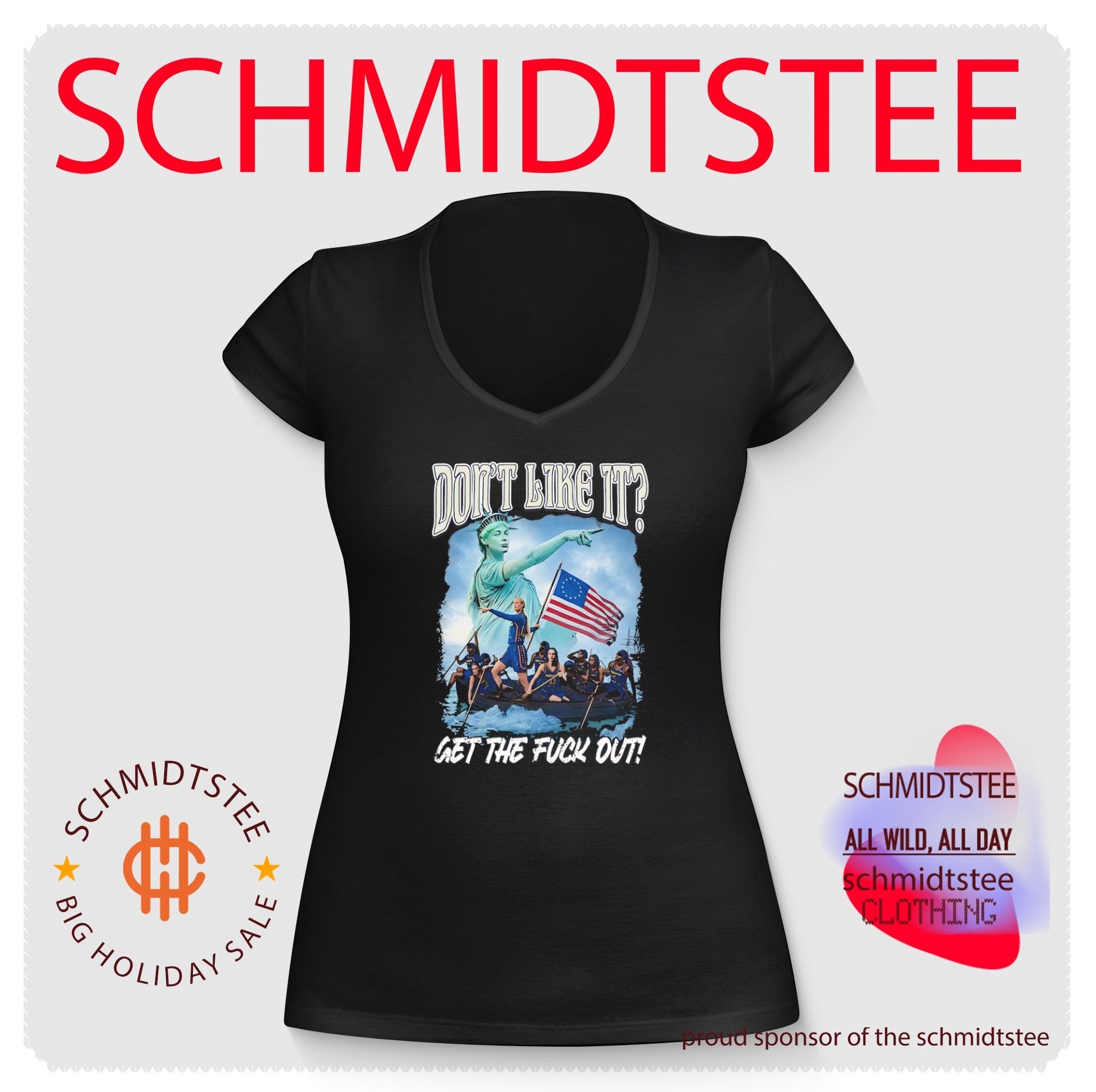 Indiana Fever Sophie Cunningham Statue of Liberty don’t like it get the fuck out shirt