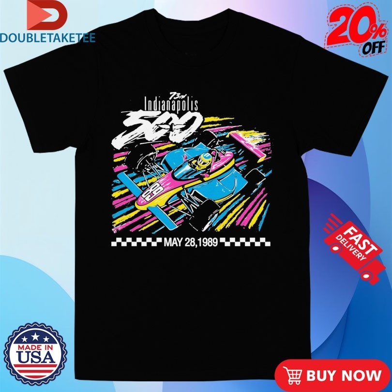 Indianapolis 500 Speedway Motor 73rd 1989 Indy 500 Event Shirts