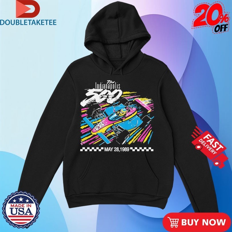 Indianapolis 500 Speedway Motor 73rd 1989 Indy 500 Event Shirts