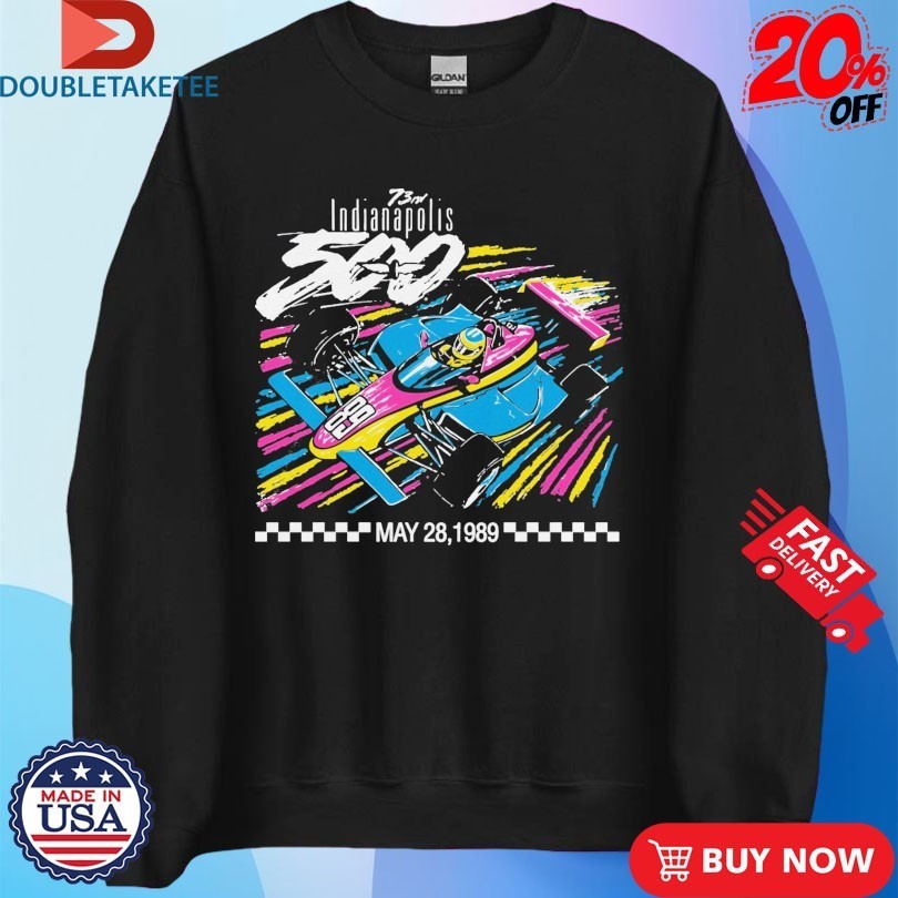 Indianapolis 500 Speedway Motor 73rd 1989 Indy 500 Event Shirts
