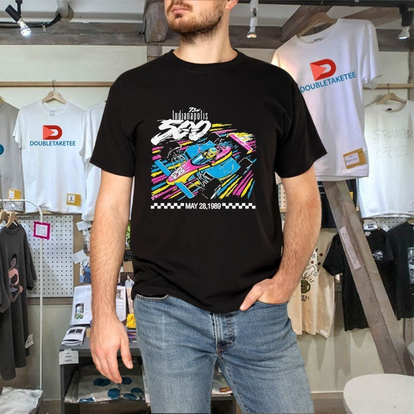 Indianapolis 500 Speedway Motor 73rd 1989 Indy 500 Event Shirts