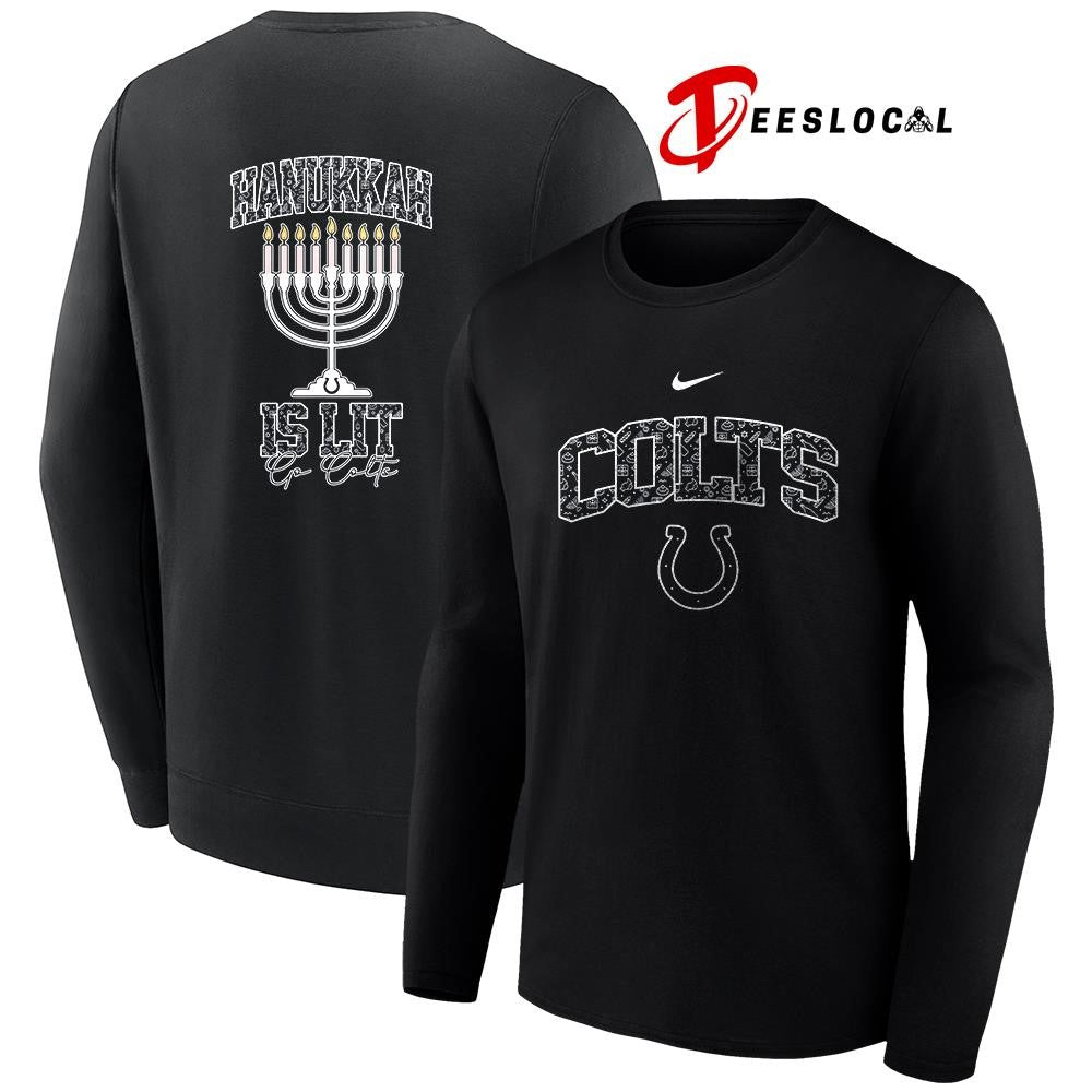 Indianapolis Colts x Happy Hanukkah is lit shirt