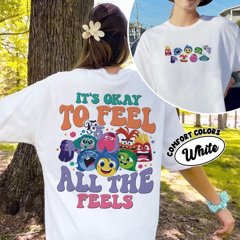 Inside Out It's Okay To Feel All The Feels Shirt Hoodie, Sweatshirt | TeeBloomCo.com
