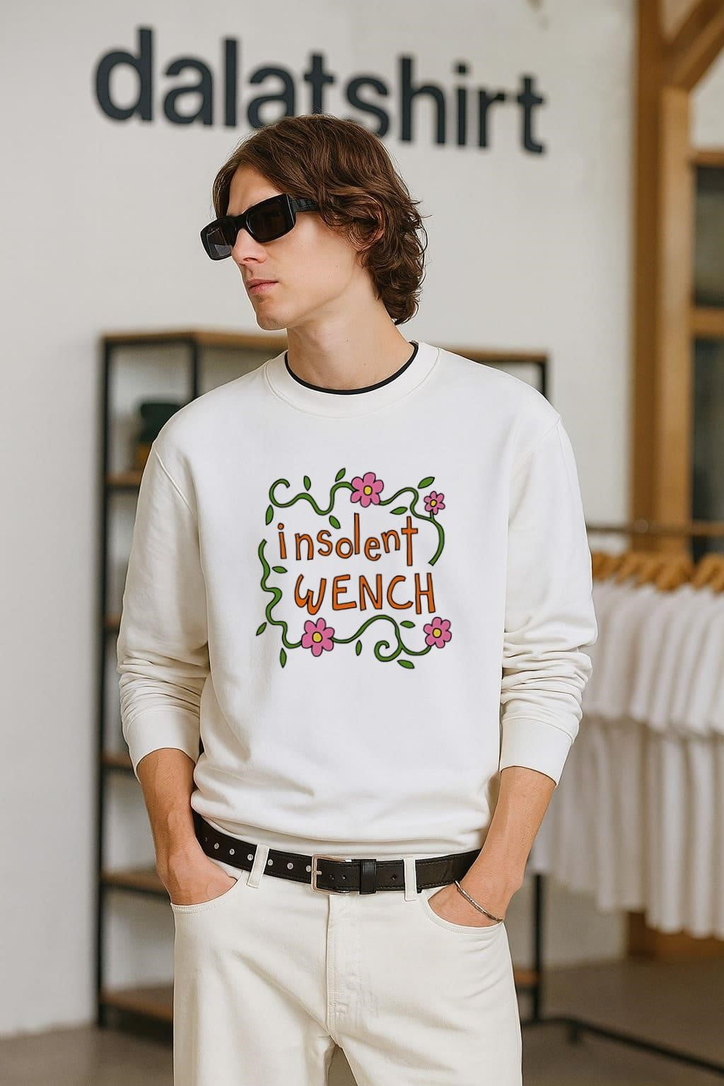 Insolent Wench flower shirt