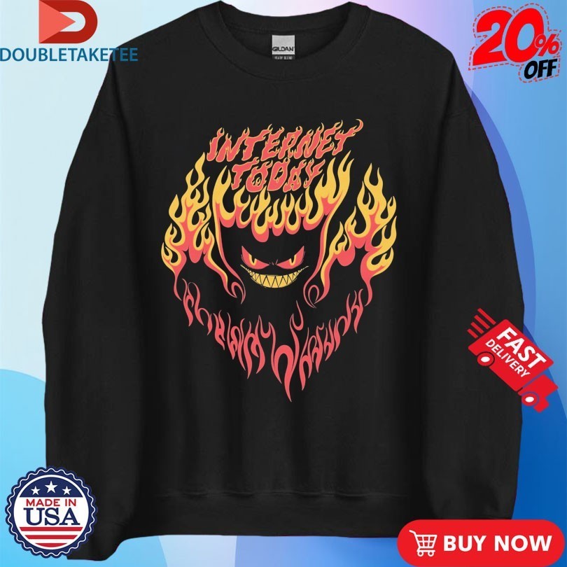 Internet Today Devil Boy Flames Shirts