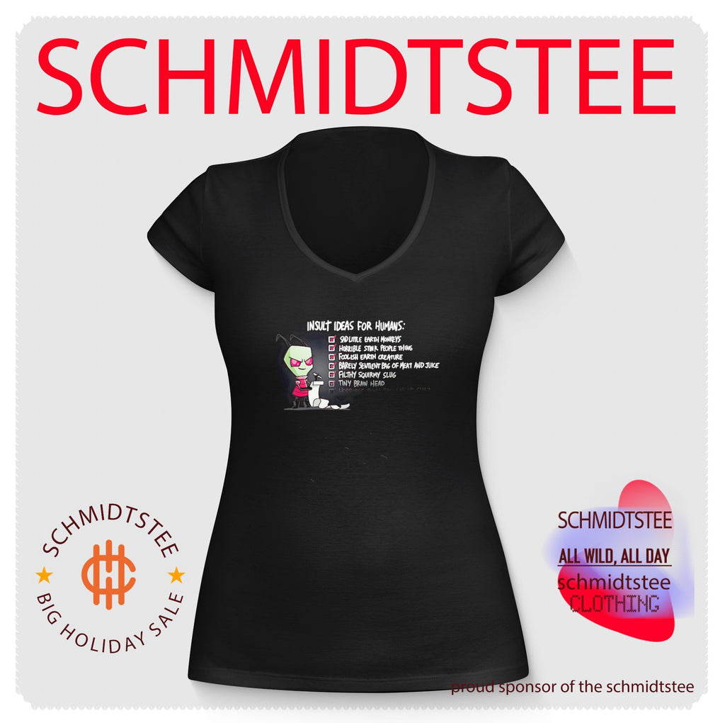 Invader Zim Insult Ideas for Humans List shirt