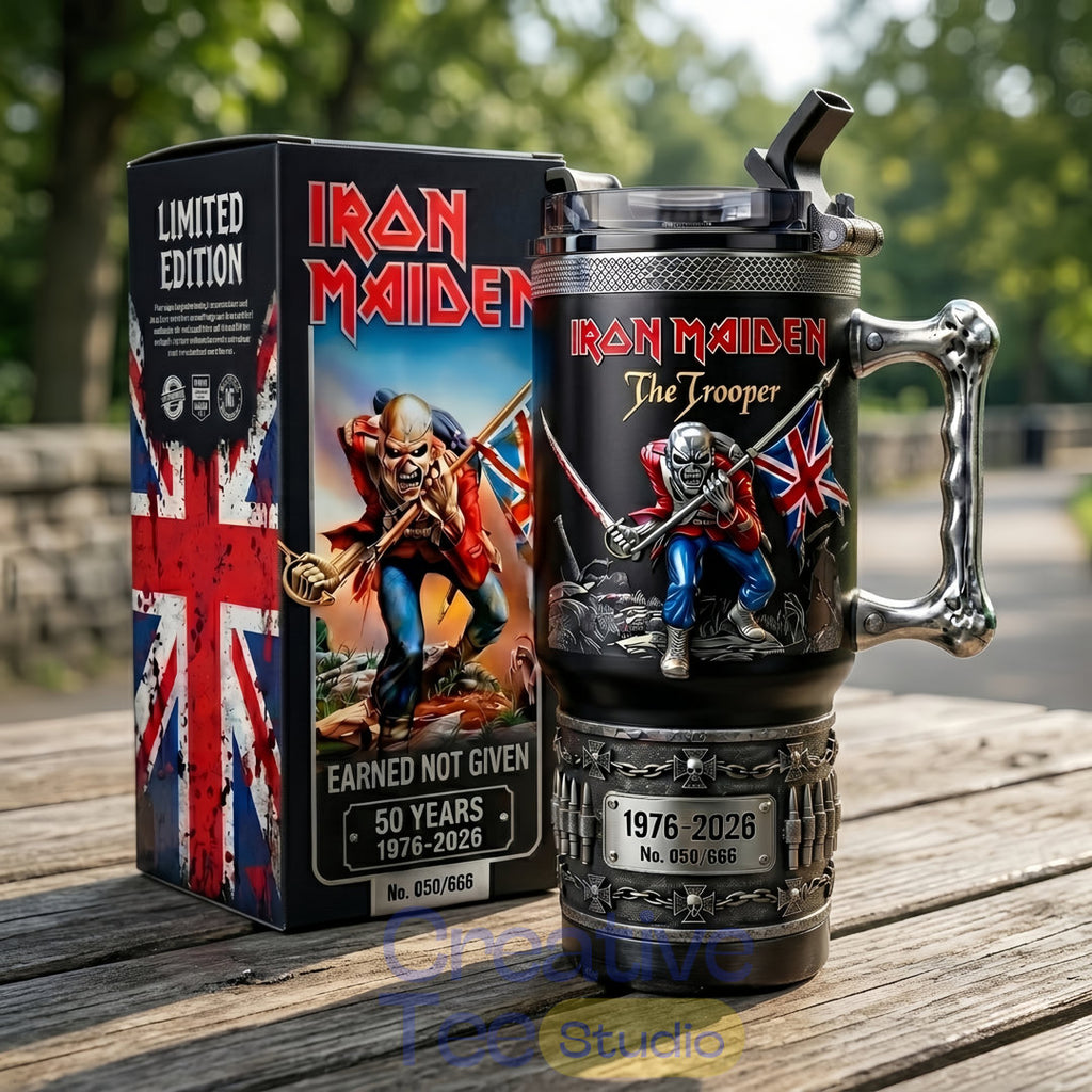 Iron Maiden 50th Anniversary Limited Edition Tumbler