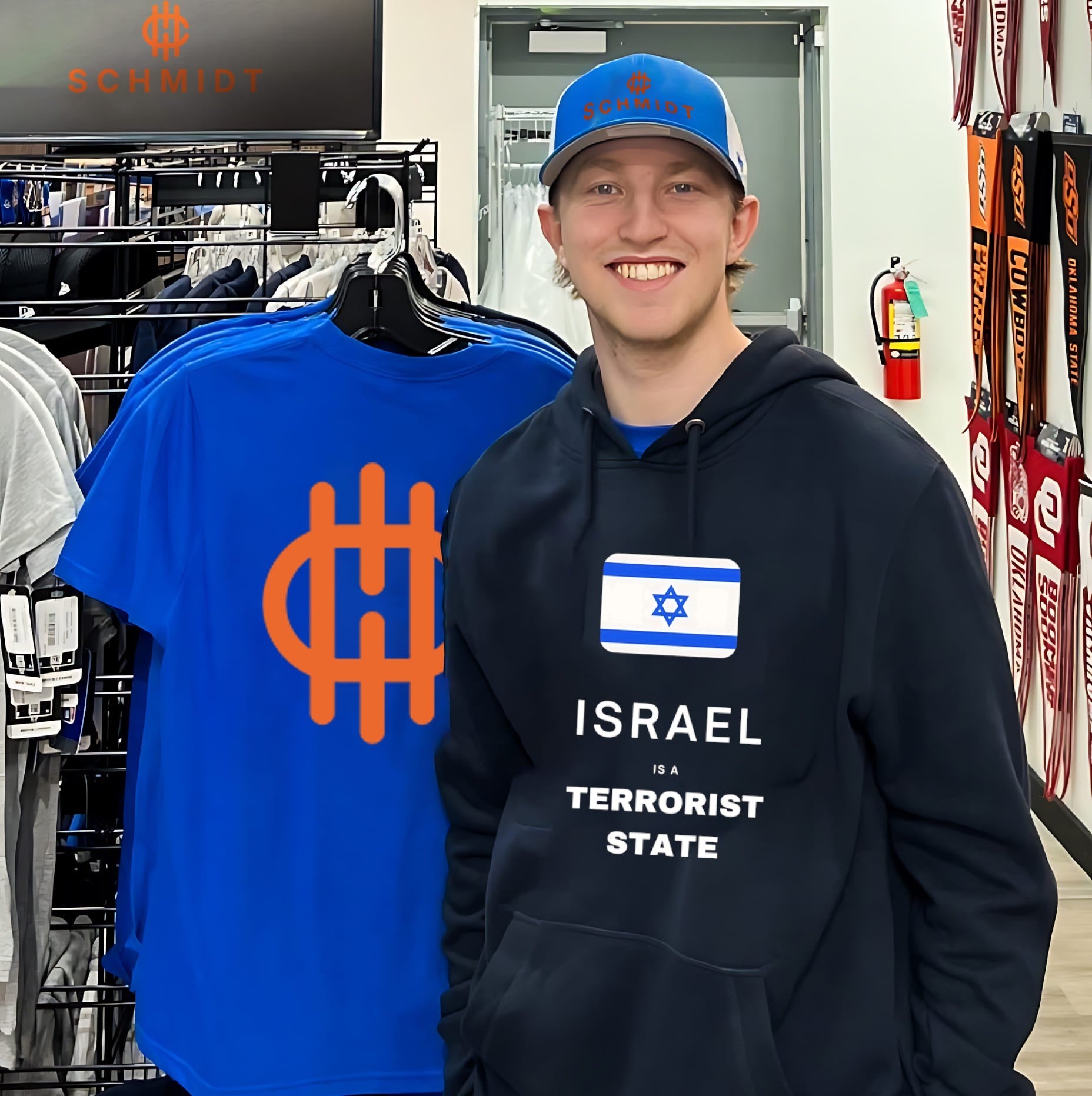 Israel Is a Terrorist State Flag political protest shirt