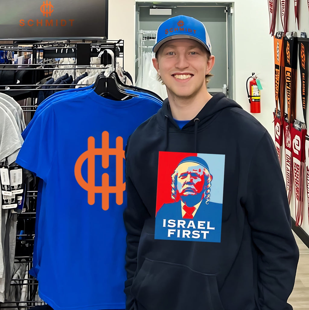 Israel first Trump face shirt