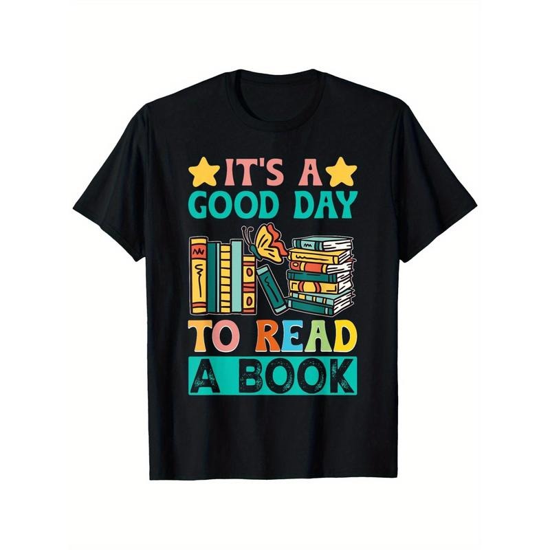It'S A Good Day To Read A Book Lover Bookwom Reading T-Shirt, 100% Cotton, Thanksgiving Christmas New Year Gift for Men...