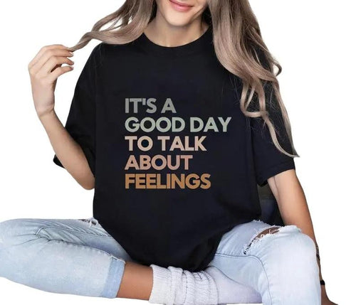 It's A Good Day To Talk About Feelings Sweatshirt, School Counselor Sweatshirt, Cute Mental Health Sweatshirt, Unisex...