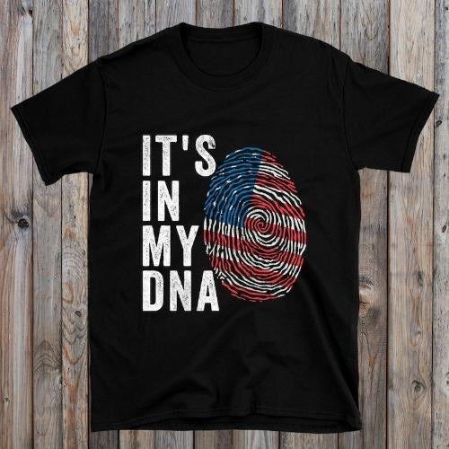 It's In My  - United States Flag T-Shirt made in usa Hoodie, Sweatshirt | TeeBloomCo.com