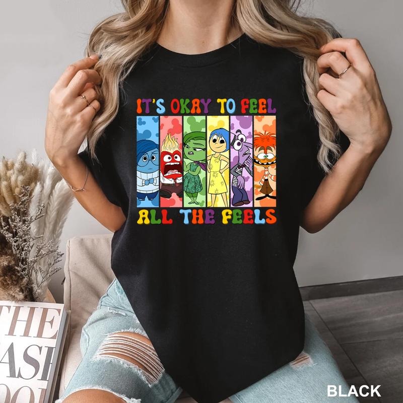It's OK To Feel All The Feels Shirt, Family Trip Shirt, Family Emotions Matching Tees Hoodie, Sweatshirt | TeeBloomCo.com