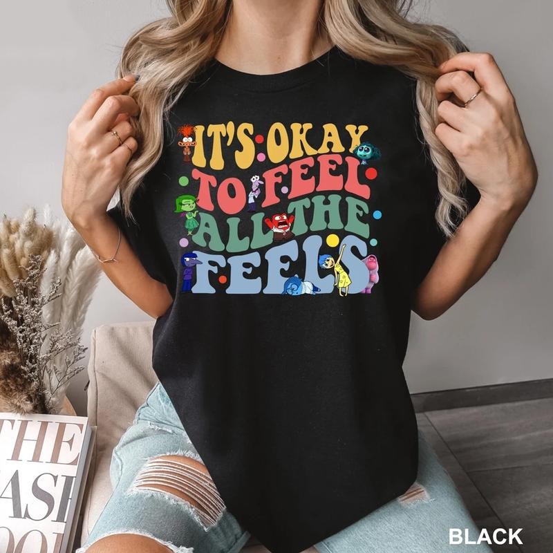 It's OK To Feel Shirt, Family Trip Shirt, Family Emotions Matching Tees Hoodie, Sweatshirt | TeeBloomCo.com