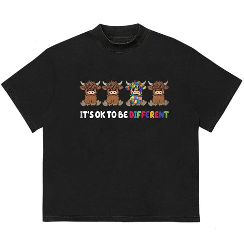 It's Ok To Be Different Auu Tissm T-Shirt Soft Cotton Fabric Unisex Streetwear Style Hoodie, Sweatshirt | TeeBloomCo.com