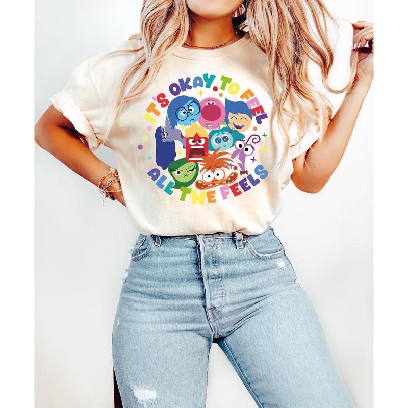 It's Okay To Feel All The Feels T-shirt, Sweatshirt, Therapy hoodie, Teacher Shirt, Gift for Teacher | TeeBloomCo.com