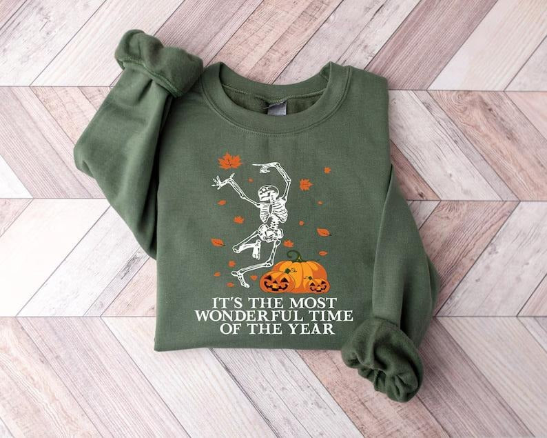It's the Most Wonderful Time of the Year Halloween Sweatshirt, Halloween shirt Hoodie | TeeBloomCo.com