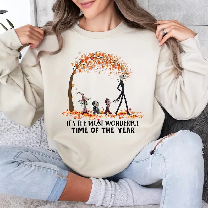 It's the Most Wonderful Time of the Year Halloween Sweatshirt, Vintage Halloween Sweatshirt, Halloween shirt, Wonderful...