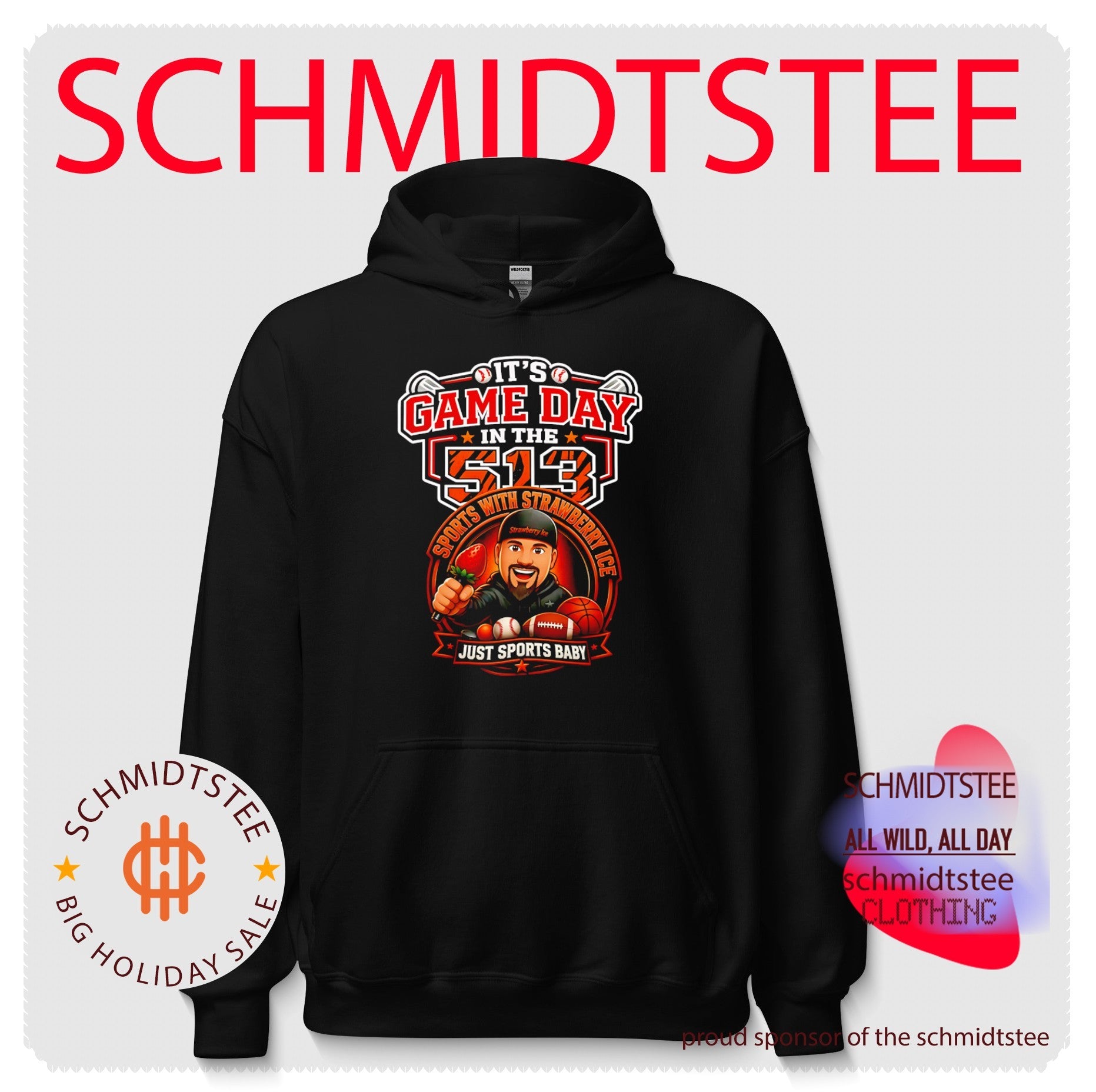 It’s Game Day in the 513 Sports With Strawberry Ice Just Sports Baby shirt