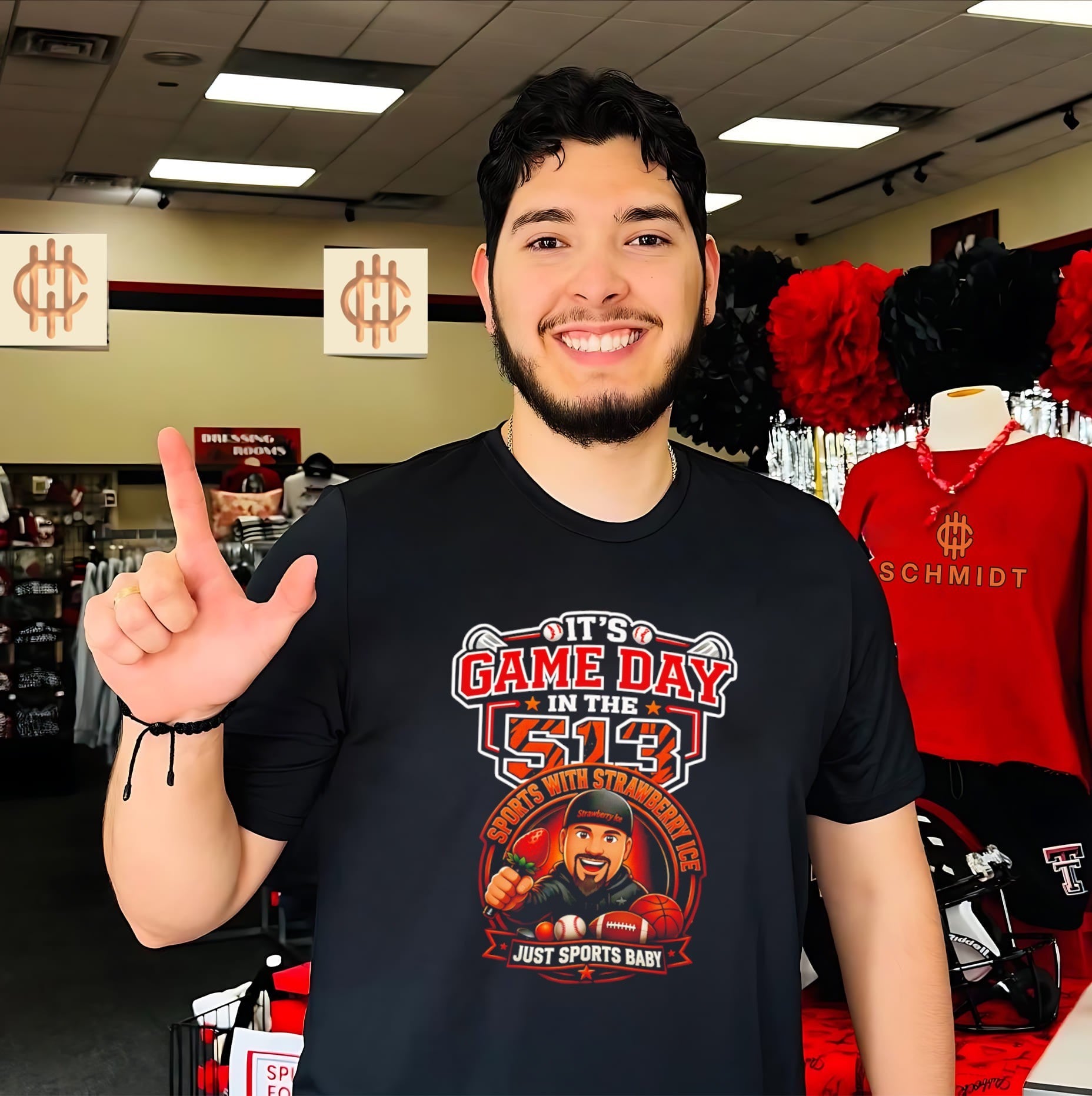 It’s Game Day in the 513 Sports With Strawberry Ice Just Sports Baby shirt