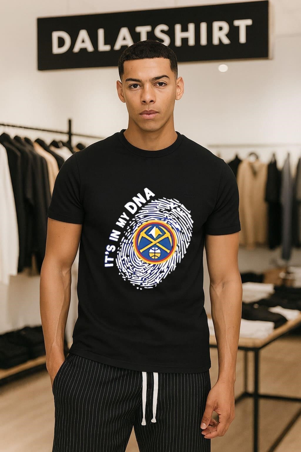 It’s In My DNA Denver Nuggets Basketball Fingerprint shirt