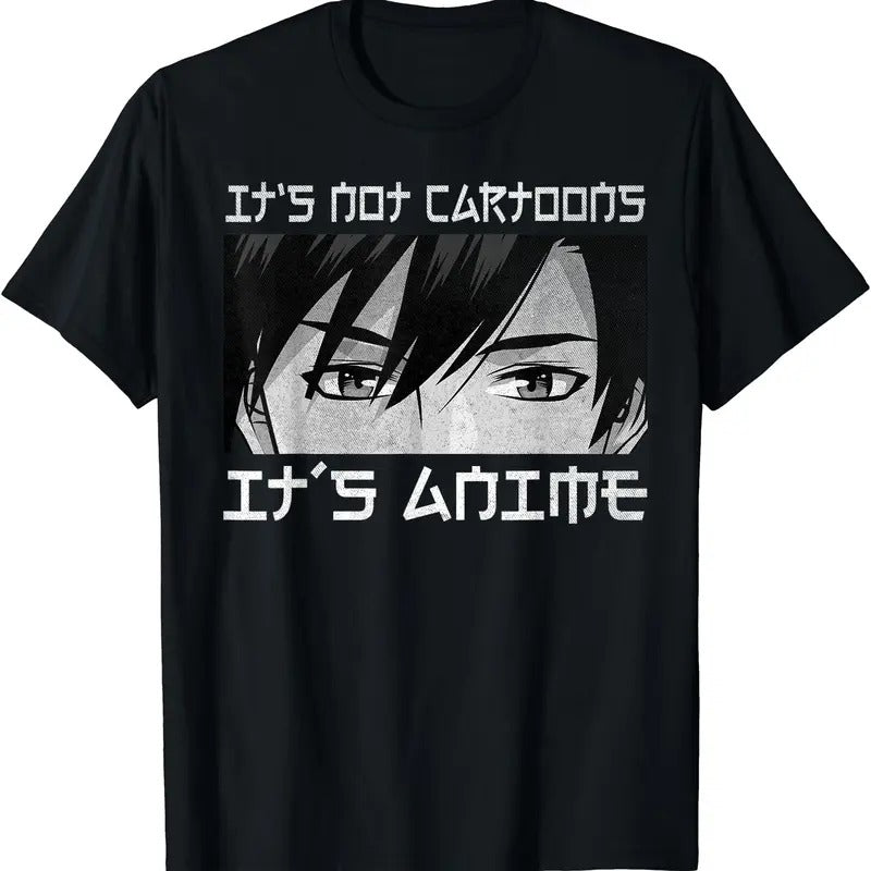 Its Not Cartoons Its Anime Boy Manga Lover Otaku Anime Merch TShirt Hoodie, Sweatshirt | TeeBloomCo.com