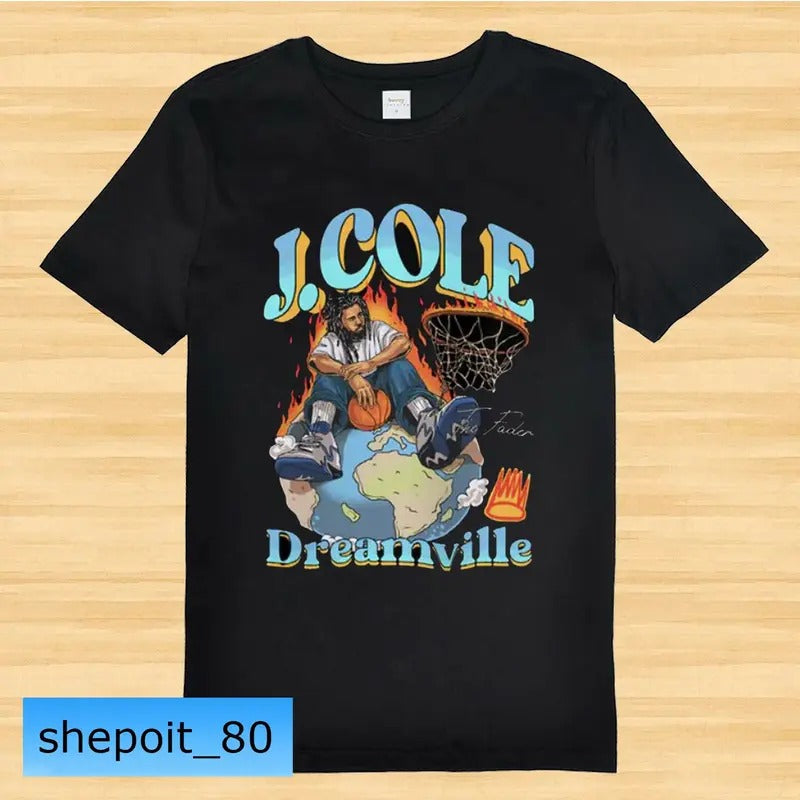 J Cole Dreamville T Shirtstyle{n002}2 T-Shirts, Hoodie, Sweatshirt | TeeBloomCo.com