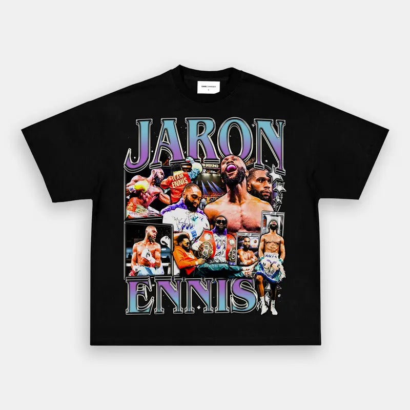JARON ENNIS TEE  Boxing T-shirt, Boxer Tee, Sports Shirt, Athletic Tee, Fitness Gift, Workout T-shirt Crewneck Clothing...