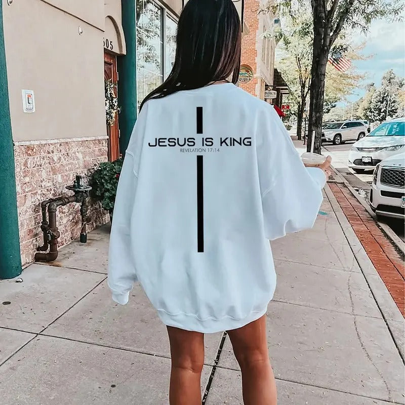 JESUS IS KING Hoodie | Jesus is King Sweatshirt | Trendy Christian Apparel | Christian Gift | Unisex  T-shirt, sweater...
